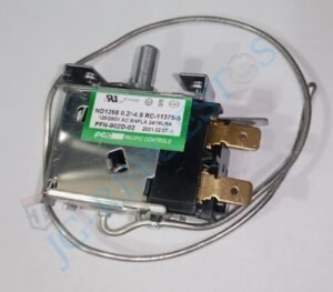 CONTROL NO FROST ON: 12.4°C OFF: -10.5°C ORIGINAL REFRIGERADORA INDURAMA 125/250V; 6/4 FLA; 24/16 LRA; -12625