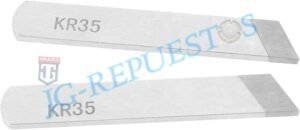 CUCHILLA INFERIOR KR35 DE OVERLOCK INDUSTRIAL  0159