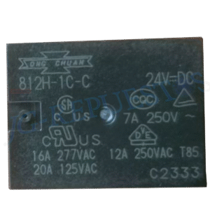 Relé 812H-1C-C, 24VDC,  5PIN  -0759