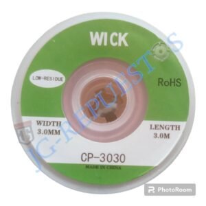 Cinta trenzada de malla desoldadora/ chupa estaño, punto de soldadura de cobre, removedor de alambre, mecha de soldadura, cable de plomo de estaño, fundente para soldar, ancho:3,mm largo:3m -0654