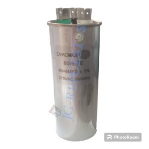 CAPACITOR REDONDO METALICO 60/6UF 370/440VAC CAPACIMAX AIRE ACONDICIONADO LG -A60