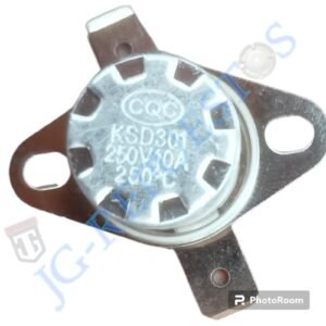SWITCH TERMICO DE 250°C NC NORMALMENTE CERRADO, PARA MICROONDAS, SARTENES ELECTRICOS, Etc TERMOSTATO KSD301 -22524.