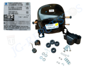 MOTOR/COMPRESOR TECUMSEH 1/5HP R134A B/T 110VAC 640BTU MODELO: THG1365YLS PARA REFRIGERADORA -0817