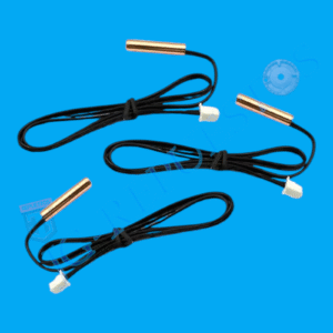 Sensor/termistor de temperatura de aire acondicionado 5KΩ, 10KΩ Sensor de tubo de aire acondicionado cabeza de goma cabeza de cobre -0851