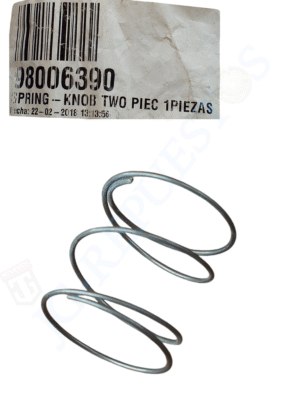 RESORTE DE PERILLA ORIGINAL COCINA WHIRPOOL -6754