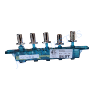 BOTONERA/SWITCH KQ654, 6A 125VAC, PARA CAMPANA EXTRACTOR DE HUMO INDURAMA -0855