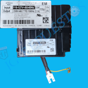 TARJETA/PLACA INVERTER 2600RPM VCC3 1156 Q7 F 59 EMBRACO PARA MOTOR DE REFRIGERACION -0854