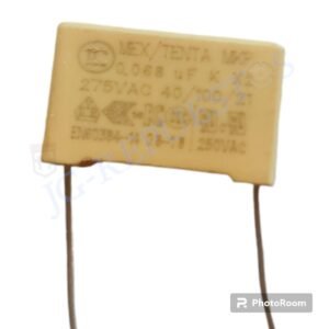 Condensador de película de polipropileno, condensador de corrección X2 0.068uF 275VAC 15mm -0726