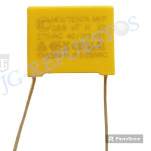 Condensador de película de polipropileno, condensador de corrección X2 0.68uF 275VAC 15mm -0725