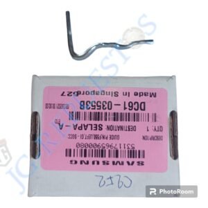 Piezas original  izquierda Fijación tapa puerta lavadora Samsung acero DC61-03553B SAMSUNG//PIN GUÍA -0729