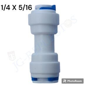 1000106555.jpg UNION MANGUERA 1/4 X 5/16, PLASTICA, A PRESION, ACOPLE RAPIDO ICE MAKER REFRIGERADORA-576