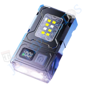 Linterna COB multifuncional, linterna LED de ángulo Ajustable para exteriores, llavero portátil, luz magnética, lámpara de advertencia para acampada -0861