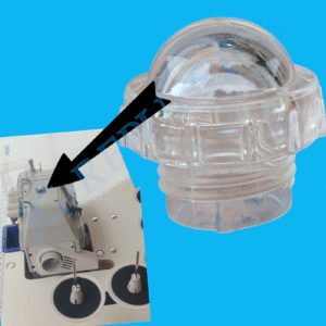 TAPON JT-26-1A TRANSPARENTE DE ACEITE PARA MAQUINA DE COSER INDUSTRIAL -0874