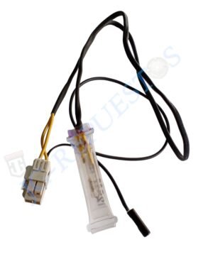 TERMISTOR/SENSOR 2KΩ  DE TEMPERATURA CON FUSIBLE TERMICO 77C° ORIGINAL REFRIGERADORA ELECTROLUX -12822ELE