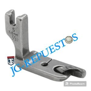 PIE DOBLADILLADOR 4,8MM 3/16 PARA MAQUINA DE COSER INDUSTRAL -0313
