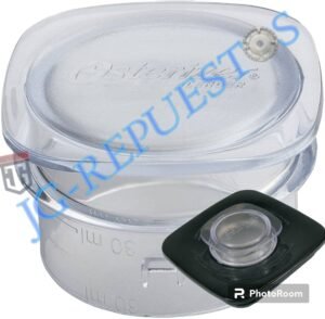 COPA MEDIDODORA TRASPARENTE INTERIOR  ORIGINAL PARA TAPA CUADRADA LICUADORA (OSTER) -726OR