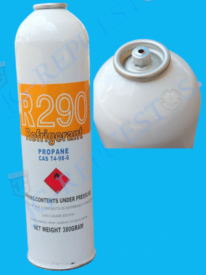 POTE DE GAS REFRIGERANTE R290-380GR REFRIGERACIÓN COMERCIAL -12680