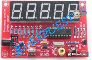 Medidor de frecuencia de oscilador de cristal RF, medidor de probador LED Digital, 1Hz-50MHz, Kits de bricolaje -0558