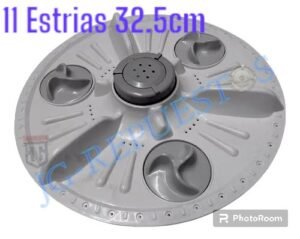 1000198460.jpg AGITADOR PLANO LAVADORA LG - SAMSUNG 11 ESTRÍAS DIÁMETRO: 32.5CM LG300 -2868