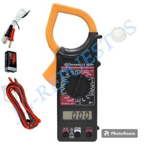 1000198480.jpg AMPERÍMETRO DIGITAL CON PINZA INCLUYE BATERIA 9V Y TERMOCUPLA VOLTAJE AC/DC, CORRIENTE, RESISTENCIA, TEMPERATURA 2634