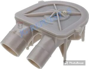 BOMBA DE AGUA LAVADORA ORIGUINAL EXPULSION 2 SALIDAS (WHIRLPOOL) -223