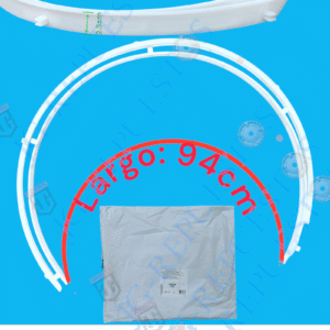 CERCO PLÁSTICO SEMICIRCULAR DE RODAMIENTO FRONTAL DE TAMBOR ORIGINAL SECADORA WHIRLPOOL -468