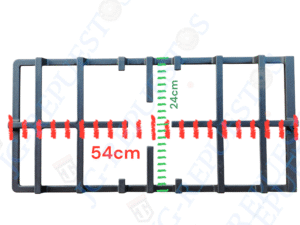 PARRILLA HIERRO FUNDIDO  54X24CM DE COCINA INDURAMA -0750