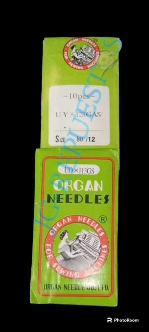 PAÑO (10 UNIDADES) AGUJA  UYx128GAS (SIZE 80/12) ECONOMICA  PARA RECUBRIDORA INDUSTRIAL -02012EC