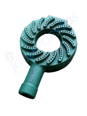 QUEMADOR HIERRO SHORT MANGO CORTO DIAM:13CM, LARGO: 20CM PARA COCINA INDUSTRIAL -0775