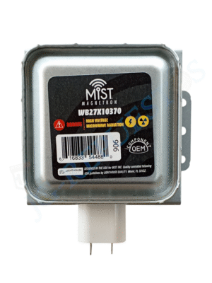 MAGNETRON MICROONDAS 6 ALETAS, CONECTOR Y SUJECION PERPENDICULARES, ALETAS DESTAPADAS PARALELAS A SUJECION Y PERPENDICULARES A CONECTOR (WHIRLPOOL) 906