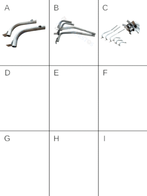 KIT DE CAÑERIA/TUBOS GALVANIZADA DELGADA DE 2 - 4 -6 QUEMADORES PARA COCINA DOMESTICA -0709