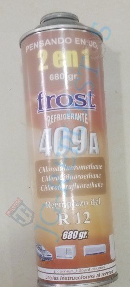 POTE GAS 409A 680GR REMPLAZO DEL R12 REFRIGERADORA 1018