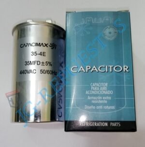 CAPACITOR CAPACIMAX 35UF 440VAC REFRIGERADORA TODAS LAS MARCAS  1085