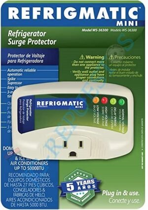 PROTECTOR/CORTAPICOS REFRIGMATIC MINI REFRIGMATIC WS-36300 PARA REFRIGERADOR DE HASTA 27 PIES CÚBICOS REFRIGERADORA 12100