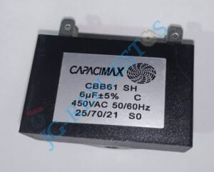 CAPACITOR 6UF 450VAC REFRIGERADORA MABE -12146