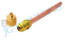 12263.jpg VALVULA COBRE DIÃMETRO 3/16" PASO 1/4 REFRIGERADORA TODAS LAS MARCAS -12263