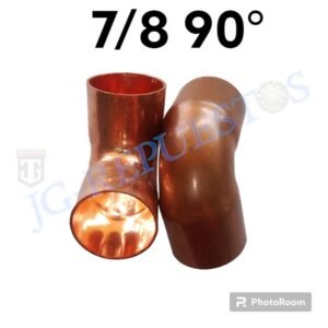CODO 7/8 AIRE ACONDICIONADO DE COBRE DE 90 GRADOS  A83