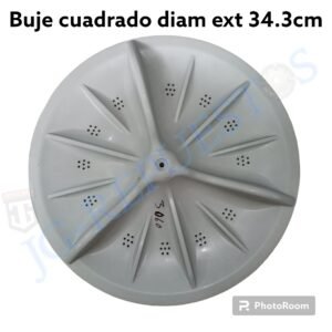 29336.jpg AGITADOR PLANO LAVADORA FRIGIDAIRE - ELECTROLUX - INDURAMA - MABE CUADRADO DIÁMETRO 34.3CM 3060