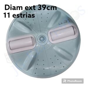 29370.jpg AGITADOR PLANO LAVADORA SAMSUNG 11 ESTRÍAS DIÁMETRO: 39 CM PROPIO QUE VIENE EN LA MAQUINA LA233