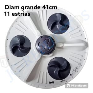 29378.jpg AGITADOR/PLATO PLANO LAVADORA 11 ESTRIAS DIAMETRO GRANDE: 40.5 CM (LG) -2570