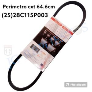 BANDA BELTCO (25) 28C2115P003, PERÍMETRO EXTERIOR: 64.6CM  AVADORA LG - MABE - AMAZONAS 2775