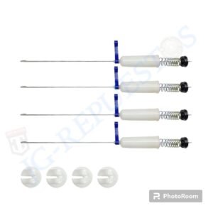 29554.jpg BARRA SUSPENSIÓN ORIGINAL PAQUETE DE 4. CON CUBIERTA, CON GANCHO, LARGO 58CM. VIENE CON SUJETADOR LAVADORA WHIRLPOOL LA105