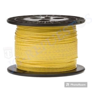 CABLE DE COBRE FLEXIBLE AWG 20 COLOR AMARILLO VENTA X METRO 0426