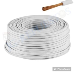 CABLE FLEXIBLE # 18 COLOR BLANCO X METRO ( PARA COCINA,REFRIGUERADORA,LAVADORA, ETC.) 0416BLA