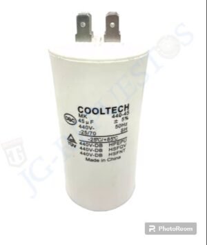 CAPACITOR DE MARCHA 45UF 450 VAC 50/60HZ 0435