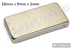 IMÁN PUERTA LG, DIMENSIONES: 20MM X 9MM X 2MM LAVADORA LG LA208