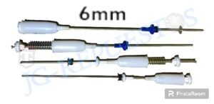 KIT BARRA SUSPENSION LAVADORA LG PAQUETE DE 4, CON CUBIERTA, APLANADA, LARGO 58 CM, CON GRASA, SIN GANCHO, DIAM VARILLA 6MM LA130EMP2