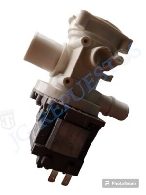 BOMBA DE AGUA LAVADORA 3 BOCAS ABIERTAS FILTRO PELUSA. VIENDO BOCA GRANDE: BOCA IZQUIERDA SELLADA 35 W - 110 V - 60 HZ (SAMSUNG) 2604