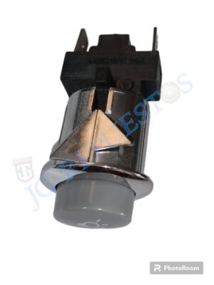 SWITCH INTERRUPTOR FOCO GRIS PLASTICO, 2 PINES, LOGO EN EL SWITCH COCINA INDURAMA 6576GRI