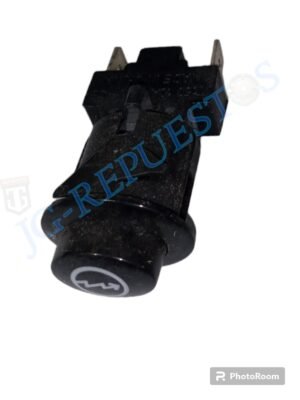 SWITCH NEGRO TIPO TIMBRE COCINA INDURAMA NEGRO, PLASTICO, 2 PINES, LOGO PULSADOR -10A 250 V 6542NEG